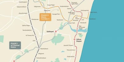 地铁轨道奈路线图的第2阶段